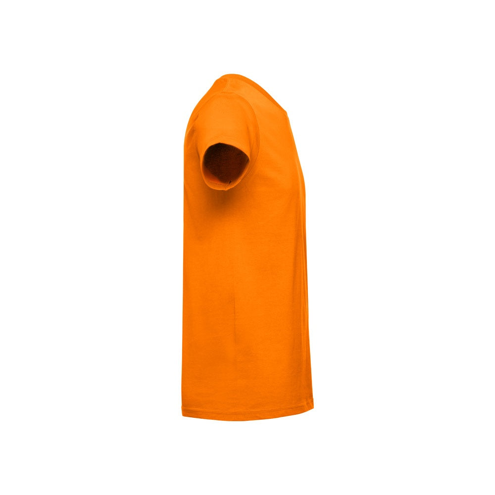 THC ANKARA KIDS promotional kids' garment in orange (detail view) with custom logo branding