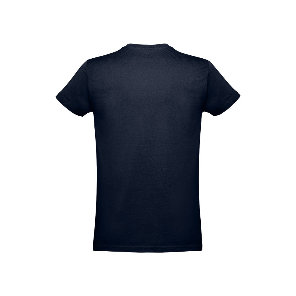 THC ANKARA KIDS promotional kids' garment in navy blue (detail view) with custom logo branding