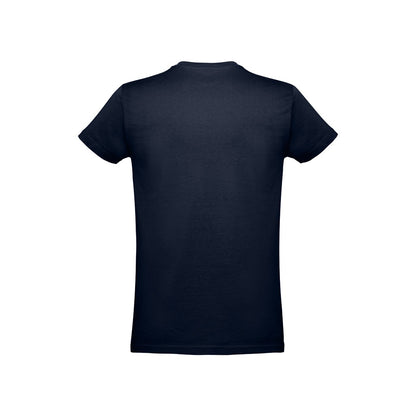 THC ANKARA KIDS promotional kids' garment in navy blue (detail view) with custom logo branding