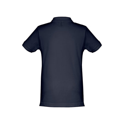 THC ADAM KIDS promotional kids' garment in blue (detail view) with custom logo branding