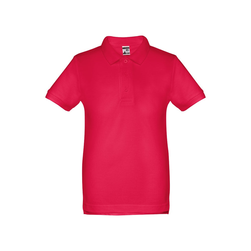 THC ADAM KIDS promotional kids' garment in red with custom logo branding