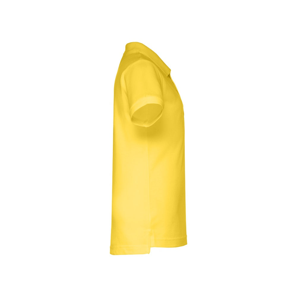 THC ADAM KIDS promotional kids' garment in yellow (detail view) with custom logo branding
