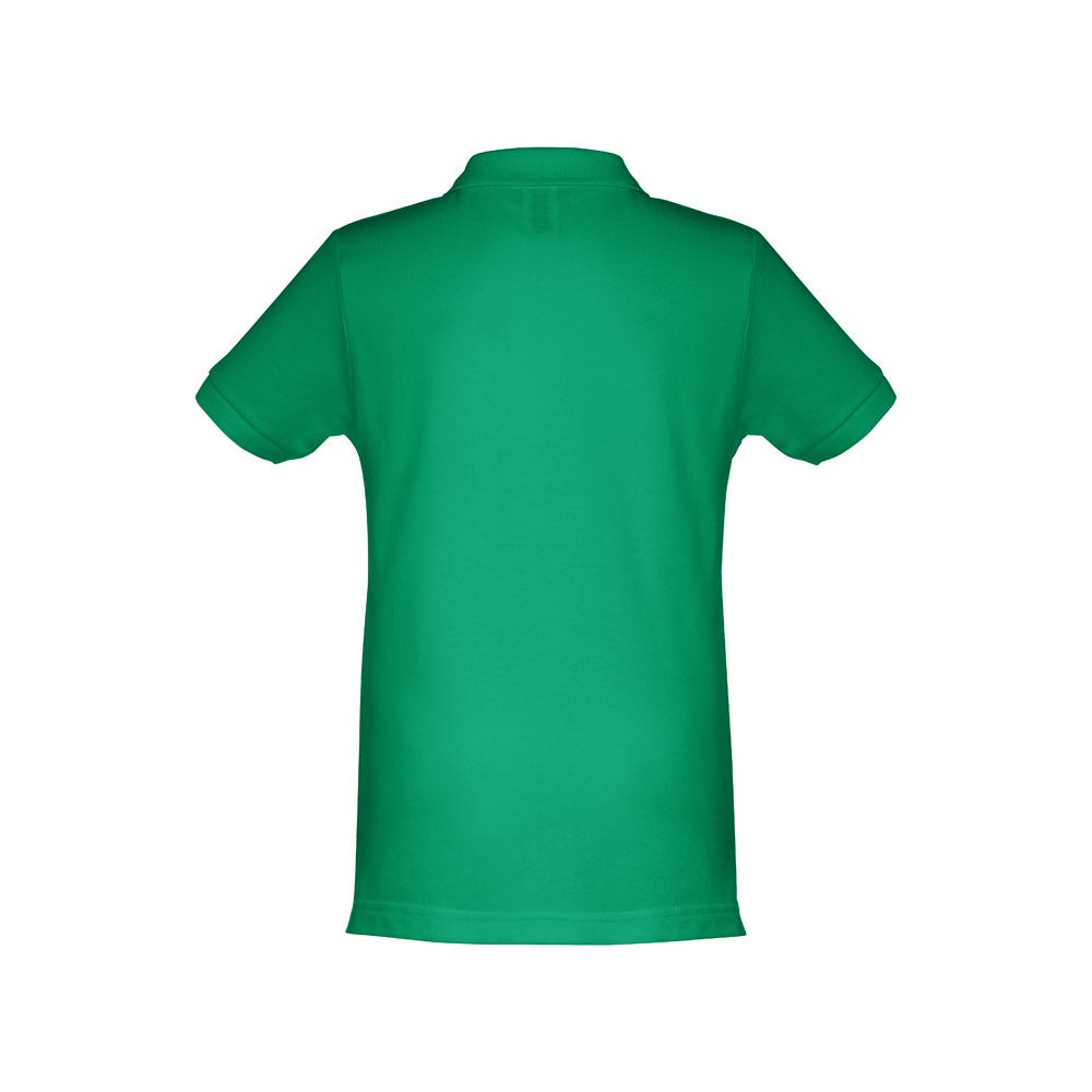 THC ADAM KIDS promotional kids' garment in green (detail view) with custom logo branding