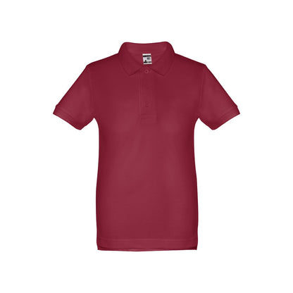 THC ADAM KIDS promotional kids' garment in burgundy with custom logo branding