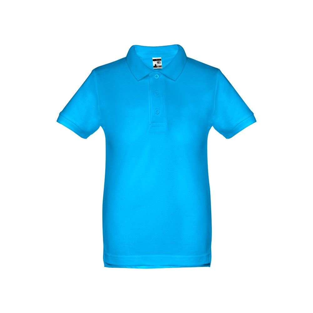 THC ADAM KIDS promotional kids' garment in acqua blue with custom logo branding
