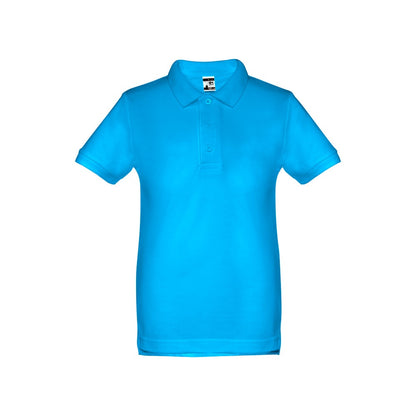 THC ADAM KIDS promotional kids' garment in acqua blue with custom logo branding