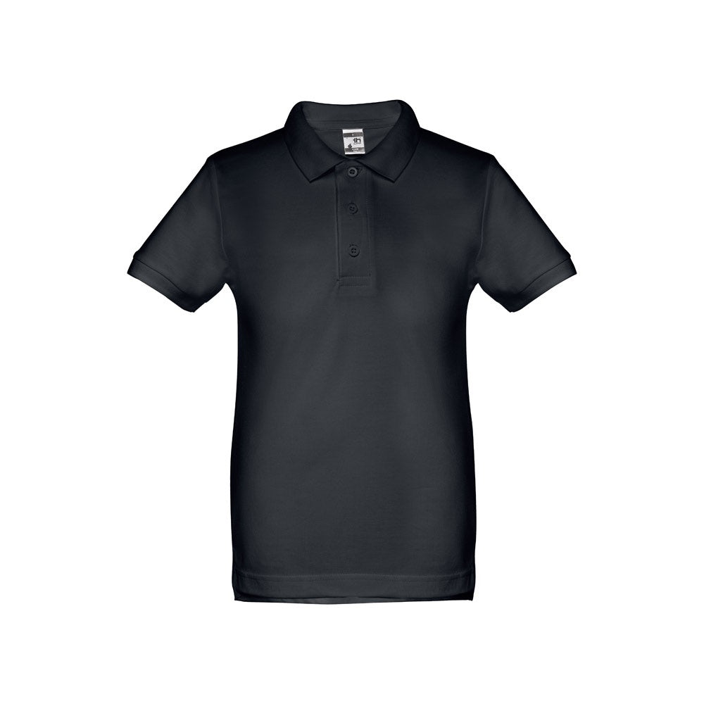 THC ADAM KIDS promotional kids' garment in eclipse blue (detail view) with custom logo branding