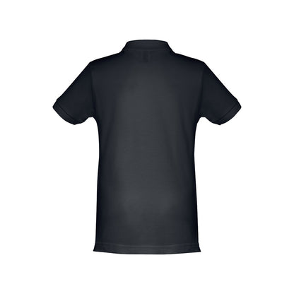 THC ADAM KIDS promotional kids' garment in eclipse blue (detail view) with custom logo branding