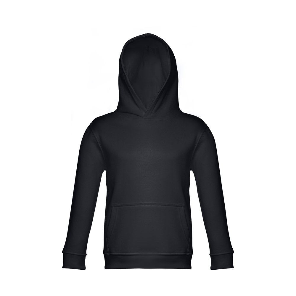 THC PHOENIX KIDS promotional kids' garment in black (detail view) with custom logo branding