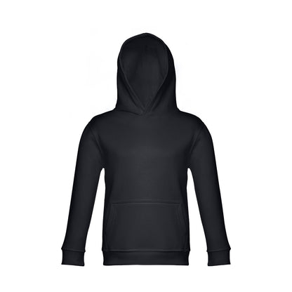 THC PHOENIX KIDS promotional kids' garment in black (detail view) with custom logo branding