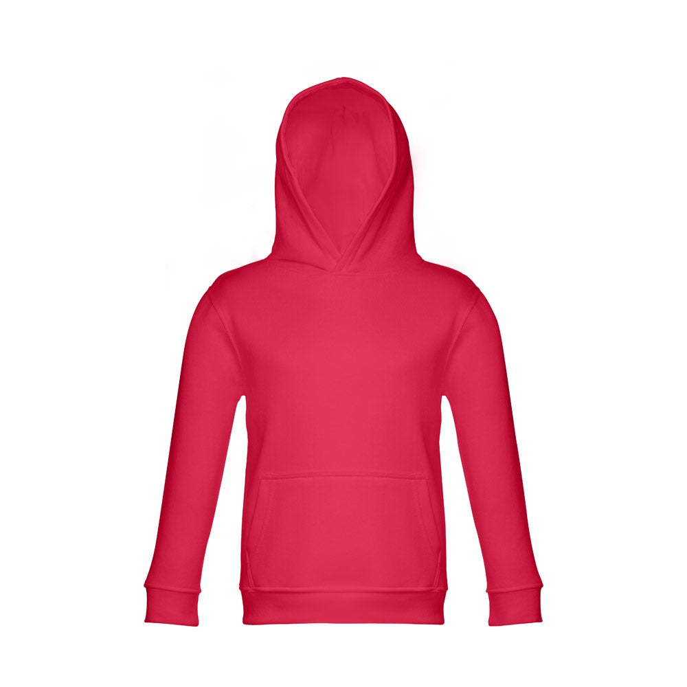 THC PHOENIX KIDS promotional kids' garment in red (detail view) with custom logo branding