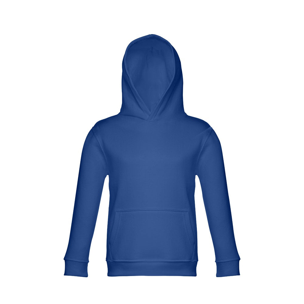 THC PHOENIX KIDS promotional kids' garment in royal blue (detail view) with custom logo branding