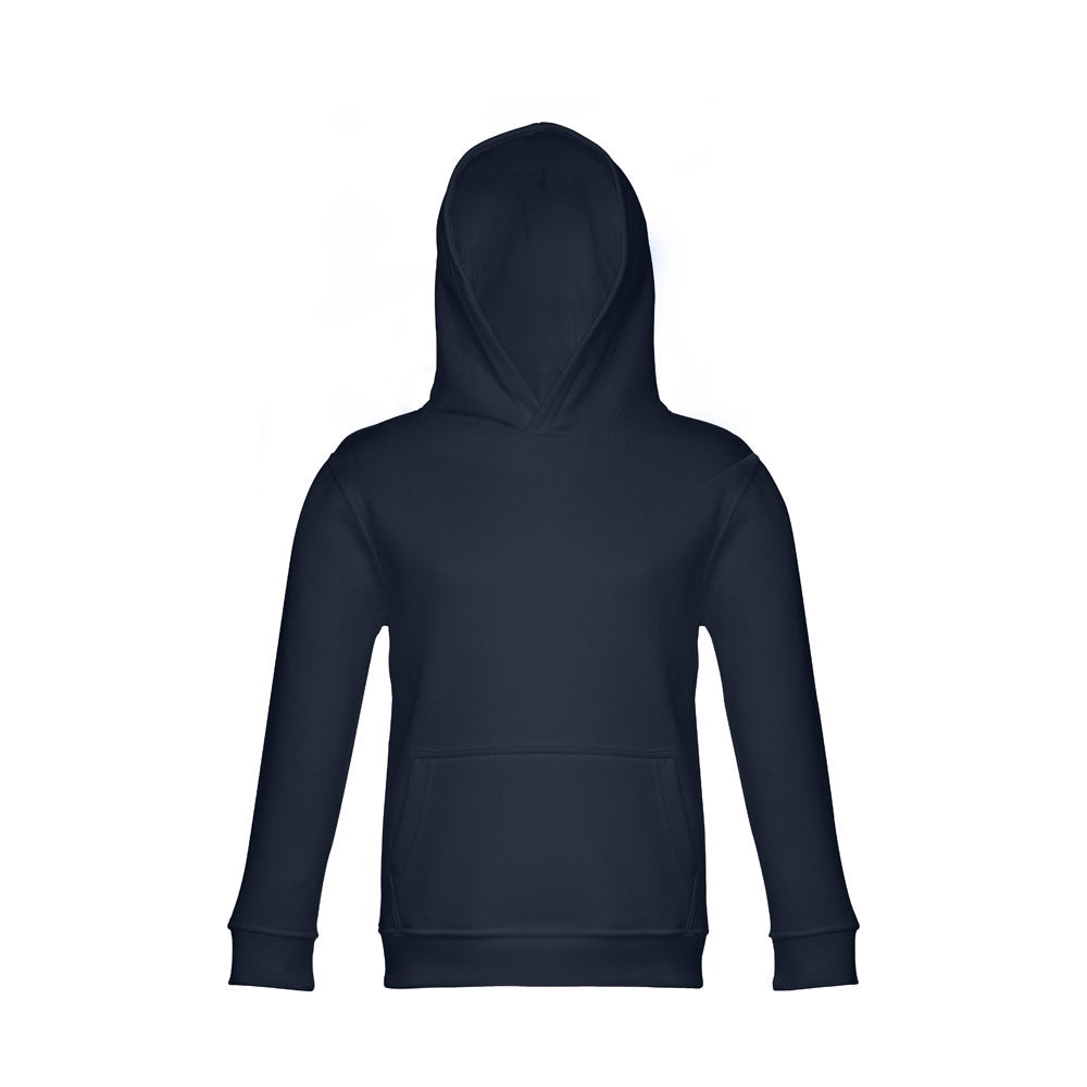THC PHOENIX KIDS promotional kids' garment in navy blue (detail view) with custom logo branding