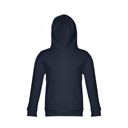 THC PHOENIX KIDS promotional kids' garment in navy blue (detail view) with custom logo branding