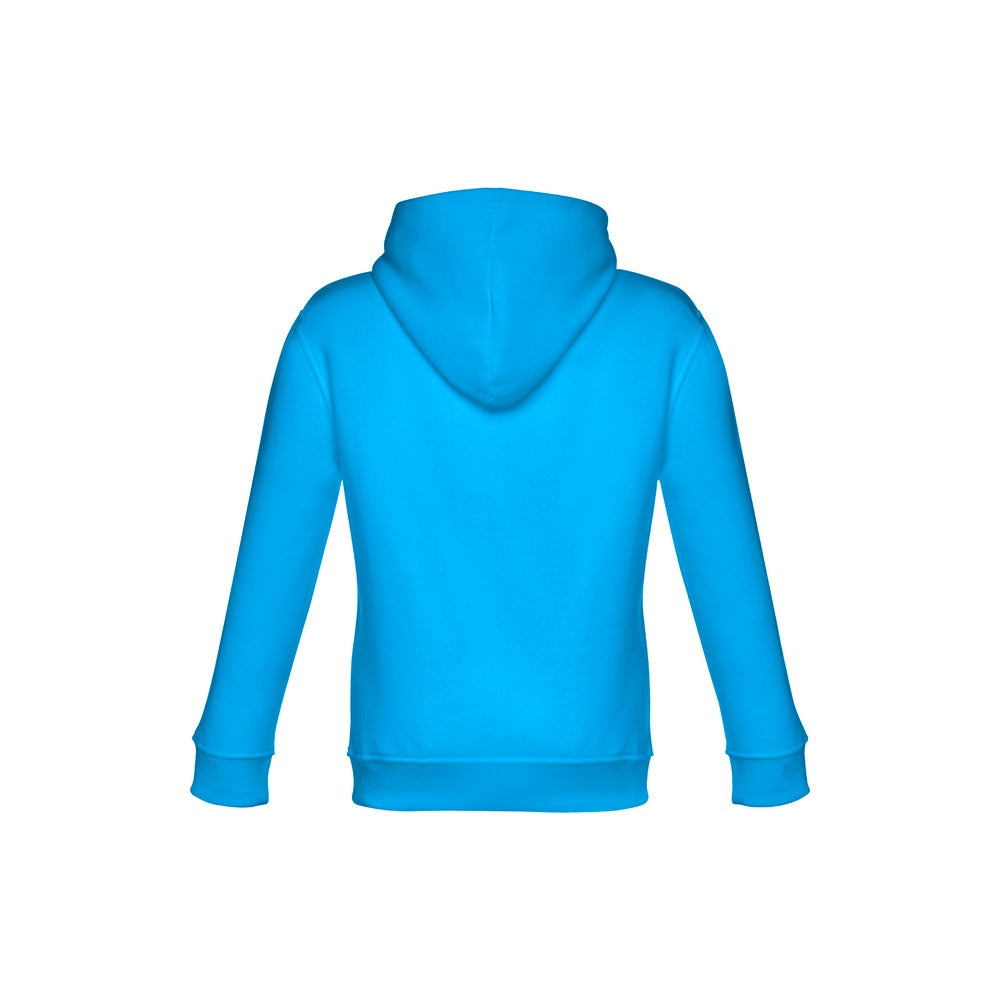 THC PHOENIX KIDS promotional kids' garment in acqua blue (detail view) with custom logo branding