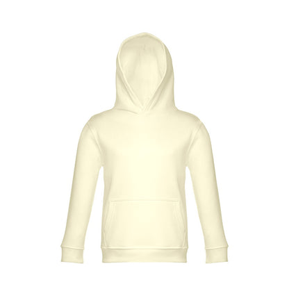 THC PHOENIX KIDS promotional kids' garment in pastel yellow (detail view) with custom logo branding