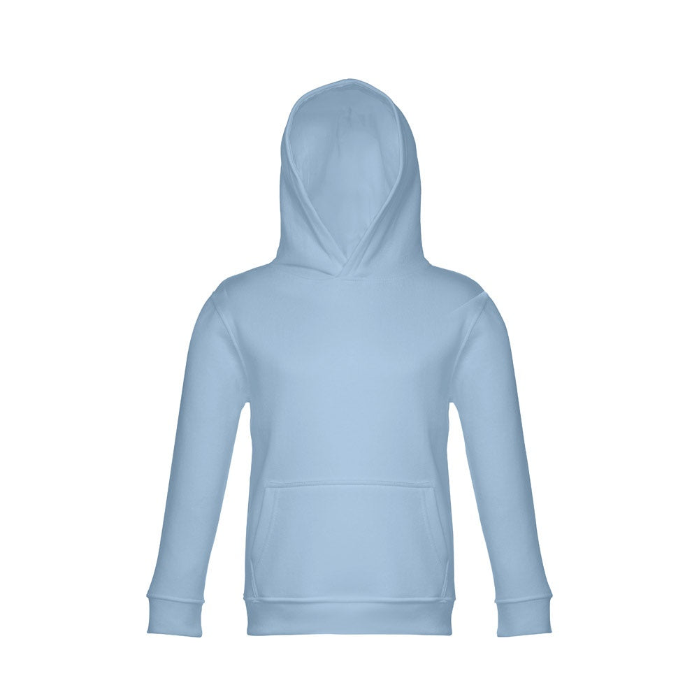 THC PHOENIX KIDS promotional kids' garment in pastel blue (detail view) with custom logo branding