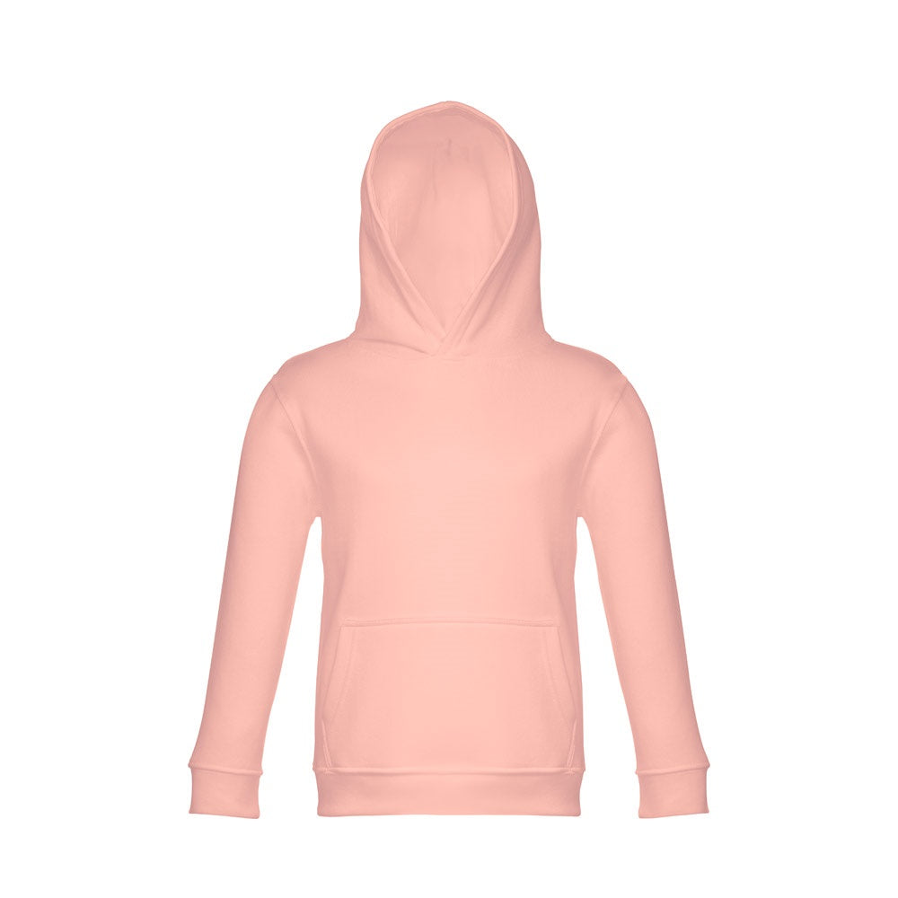 THC PHOENIX KIDS promotional kids' garment in salmon (detail view) with custom logo branding