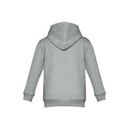 THC PHOENIX KIDS promotional kids' garment in heather light grey (detail view) with custom logo branding