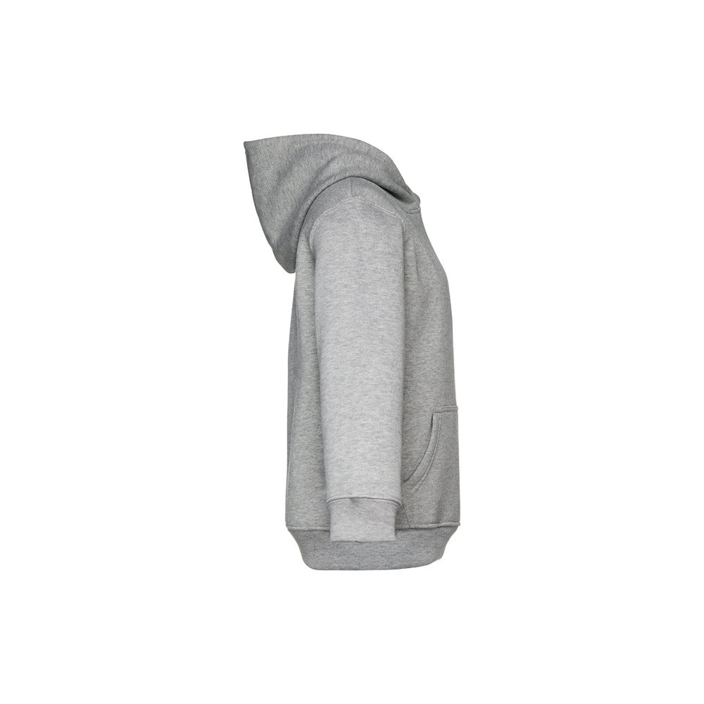 THC PHOENIX KIDS promotional kids' garment in heather light grey (detail view) with custom logo branding