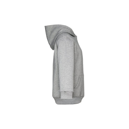 THC PHOENIX KIDS promotional kids' garment in heather light grey (detail view) with custom logo branding