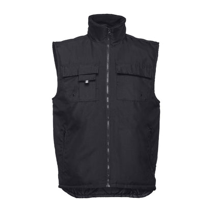 THC STOCKHOLM promotional jacket in black (detail view) with custom logo branding
