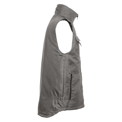 THC STOCKHOLM promotional jacket in grey (detail view) with custom logo branding