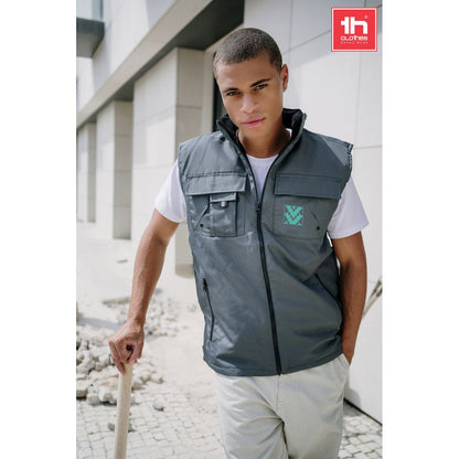 THC STOCKHOLM promotional jacket (complete set view) with custom logo branding