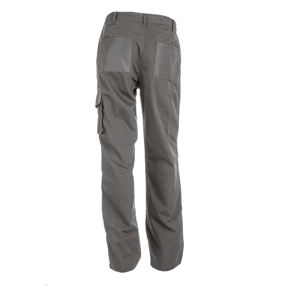 THC WARSAW promotional workwear garment in grey (detail view) with custom logo branding