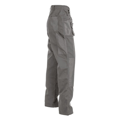 THC WARSAW promotional workwear garment in grey (detail view) with custom logo branding
