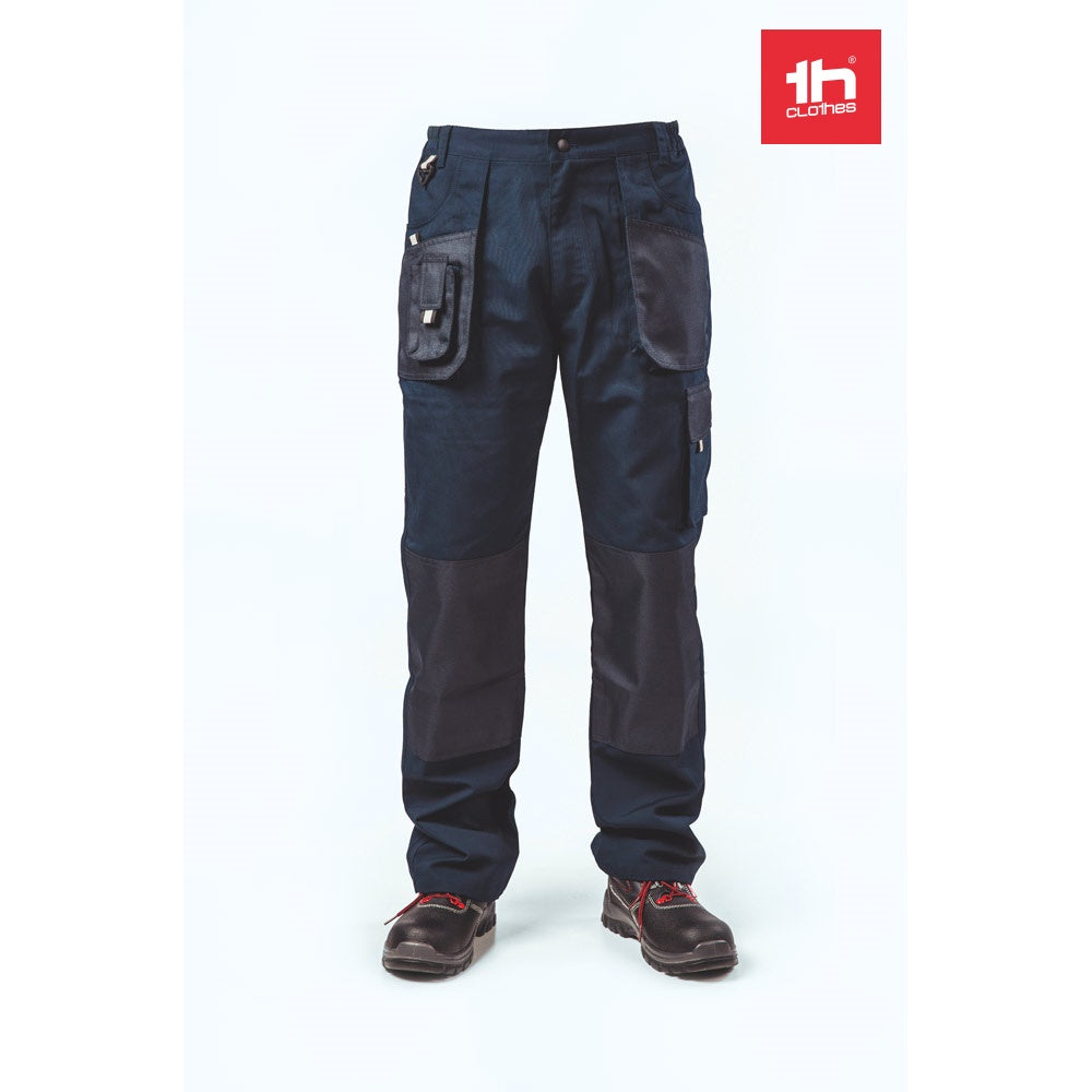 THC WARSAW promotional workwear garment in navy blue with custom logo branding