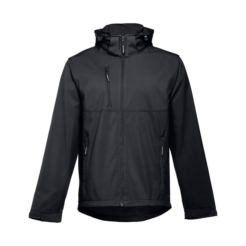 THC ZAGREB promotional jacket in black with custom logo branding