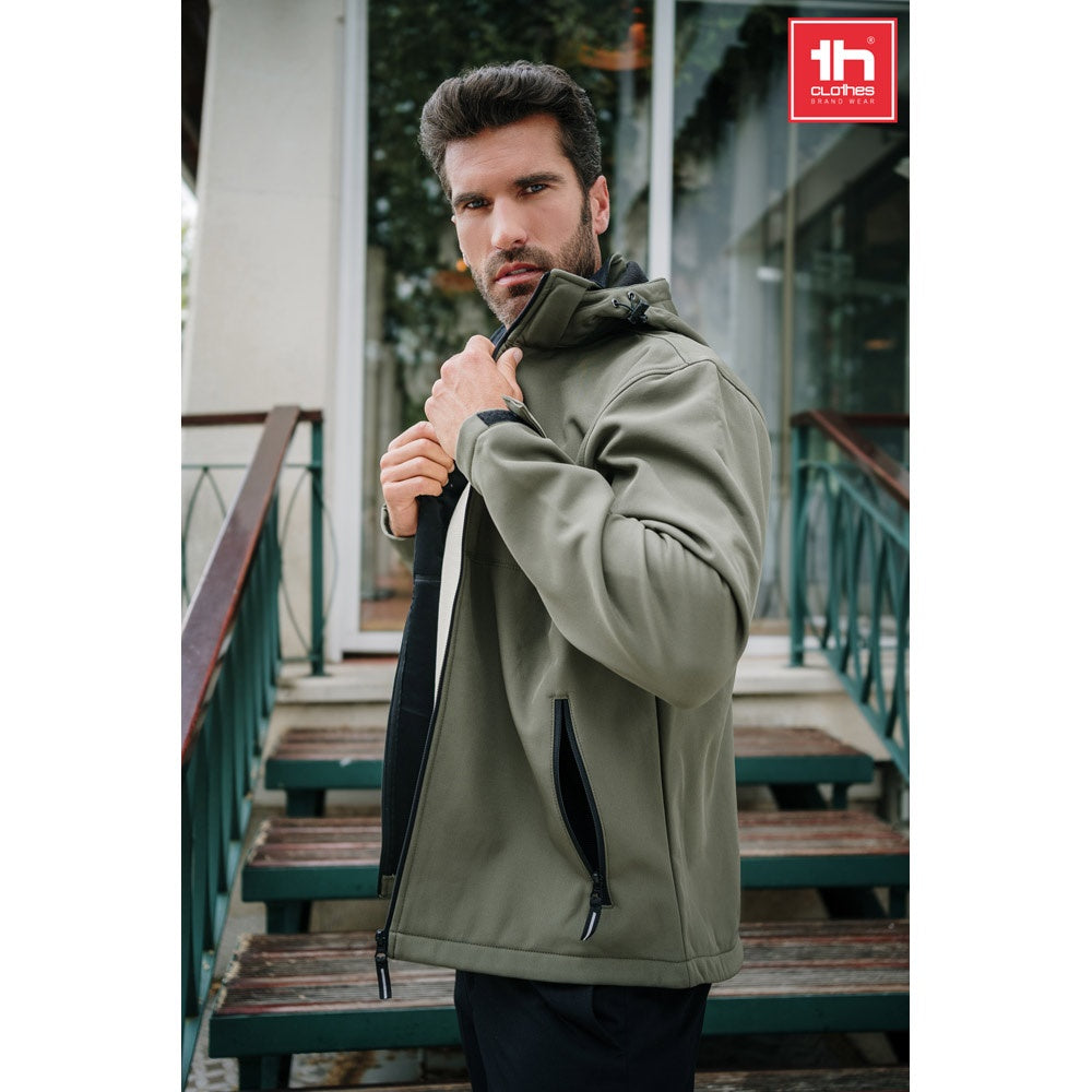 THC ZAGREB promotional jacket (complete set view) with custom logo branding
