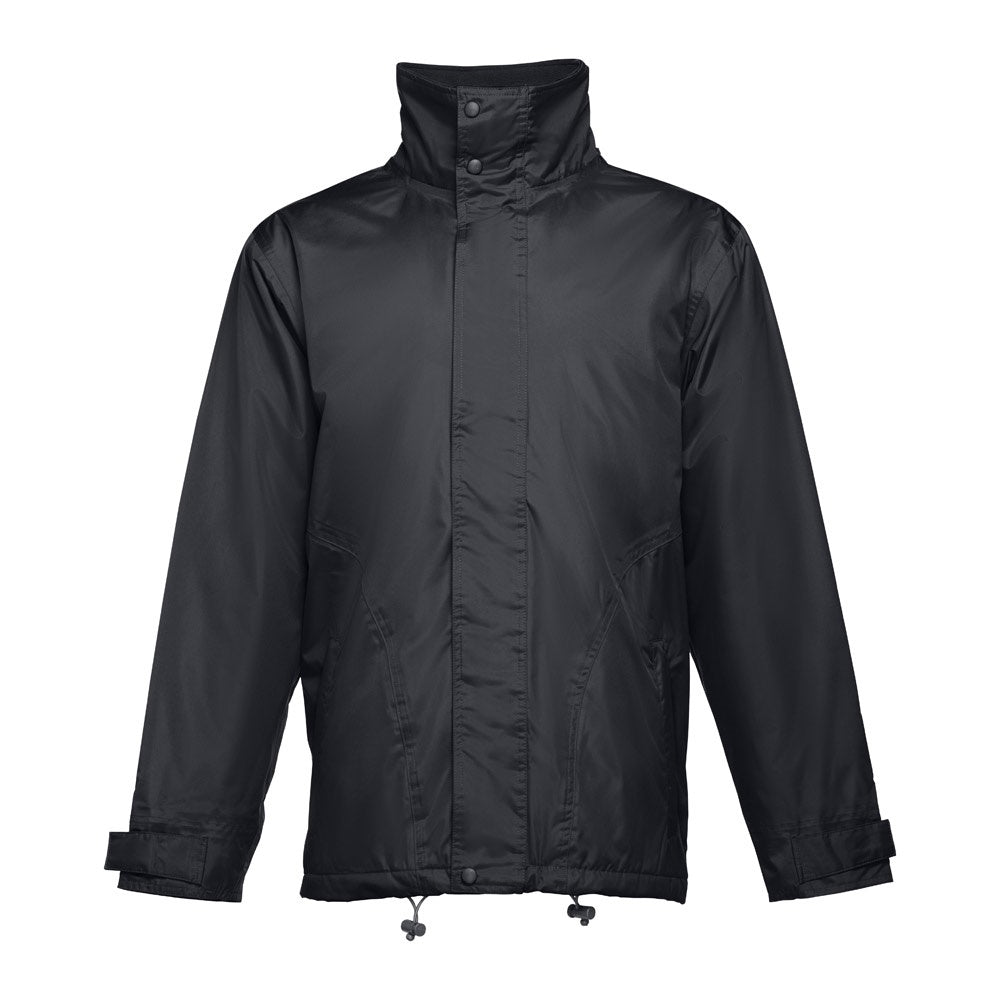 THC LIUBLIANA promotional jacket in black with custom logo branding