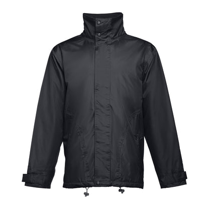 THC LIUBLIANA promotional jacket in black with custom logo branding