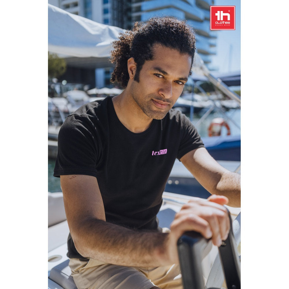THC SAN MARINO promotional t-shirt (complete set view) with custom logo branding