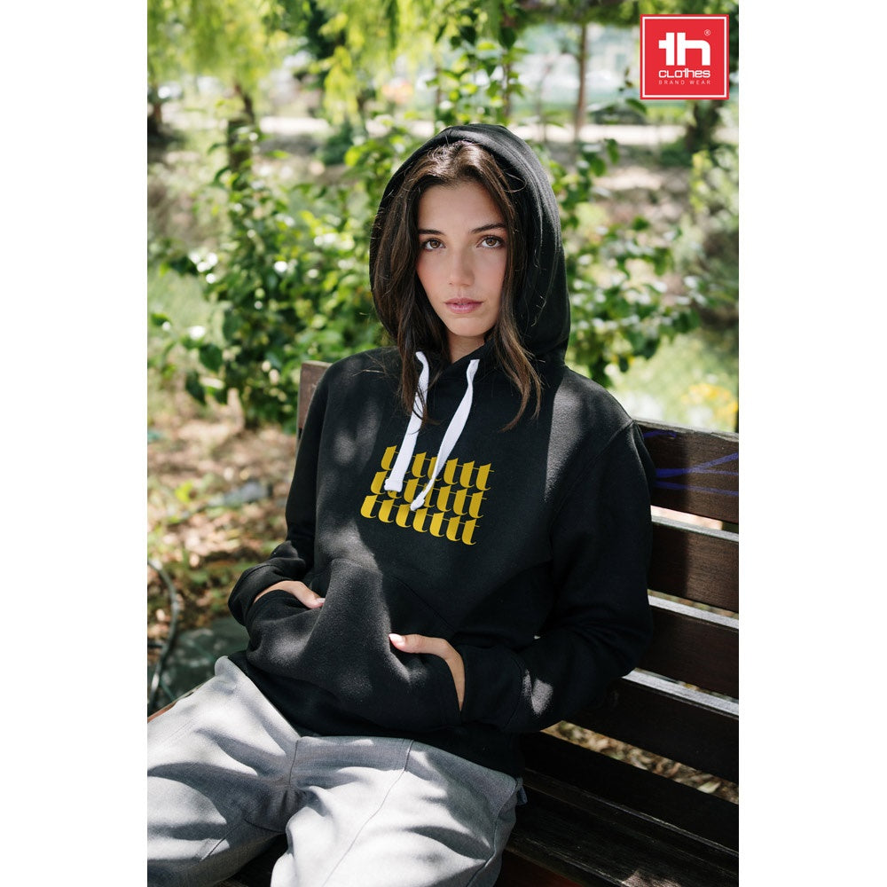 THC MOSCOW promotional sweatshirt (complete set view) with custom logo branding