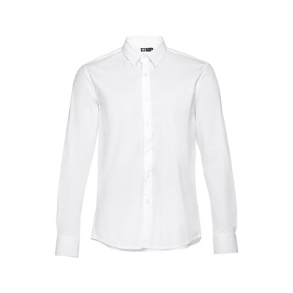 THC PARIS WH promotional corporate shirt in white with custom logo branding