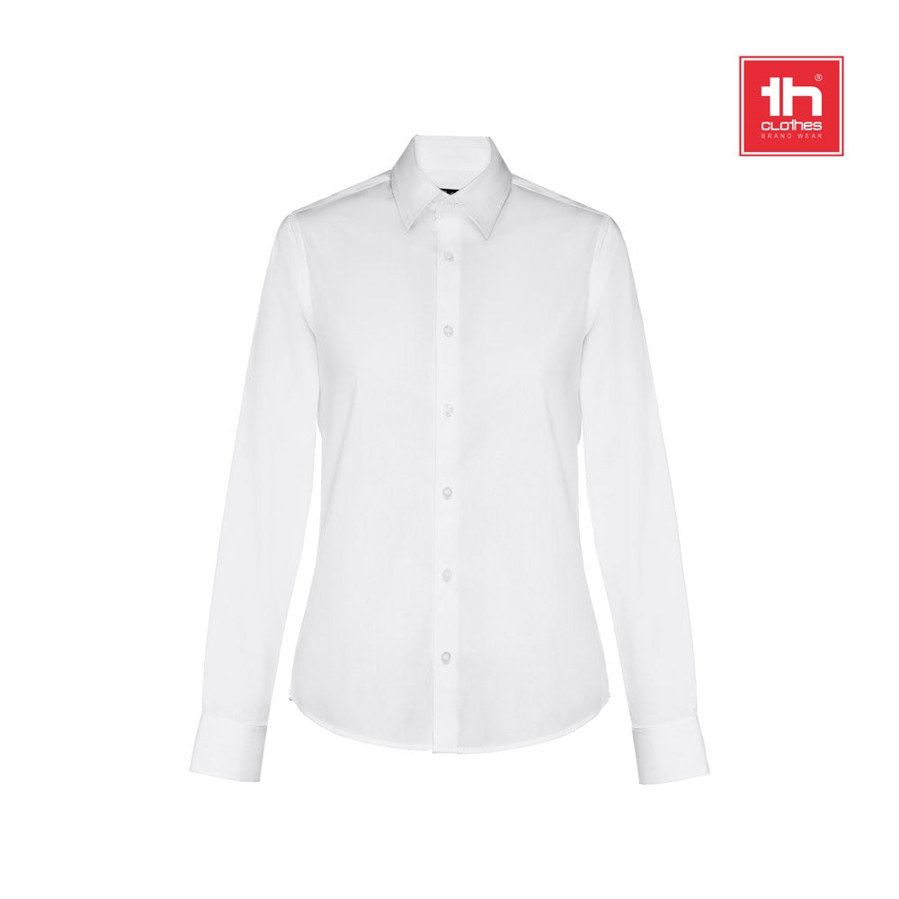 THC PARIS WOMEN WH promotional corporate shirt with custom logo branding