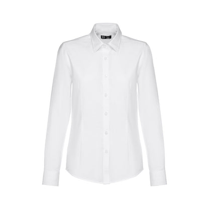 THC TOKYO WOMEN WH promotional corporate shirt in white with custom logo branding