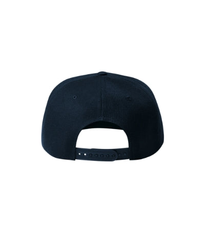 MALFINI RAP 5P Unisex cap in navy blue - promotional clothing printed with your company logo