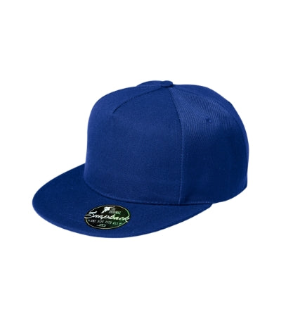 MALFINI RAP 5P Unisex cap in royal blue - promotional clothing printed with your company logo