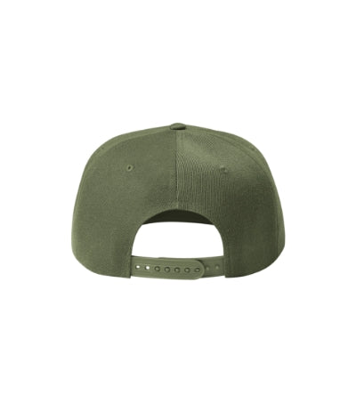 MALFINI RAP 5P Unisex cap in khaki - promotional clothing printed with your company logo