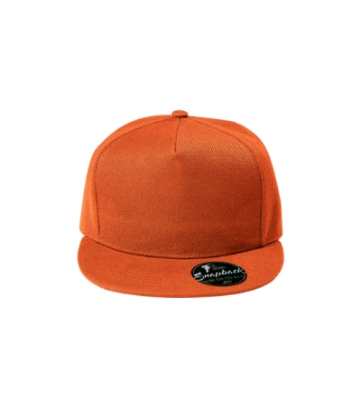 MALFINI RAP 5P Unisex cap in orange - promotional clothing printed with your company logo