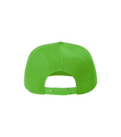 MALFINI RAP 5P Unisex cap in apple green - promotional clothing printed with your company logo