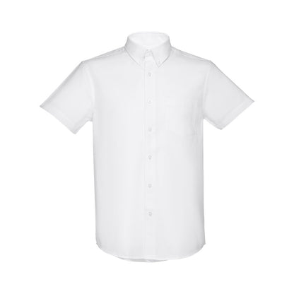 THC LONDON WH promotional corporate shirt in white with custom logo branding