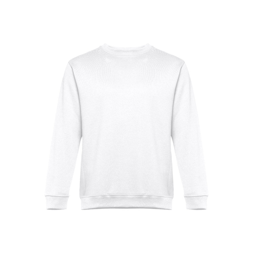 THC DELTA WH promotional sweatshirt in white with custom logo branding