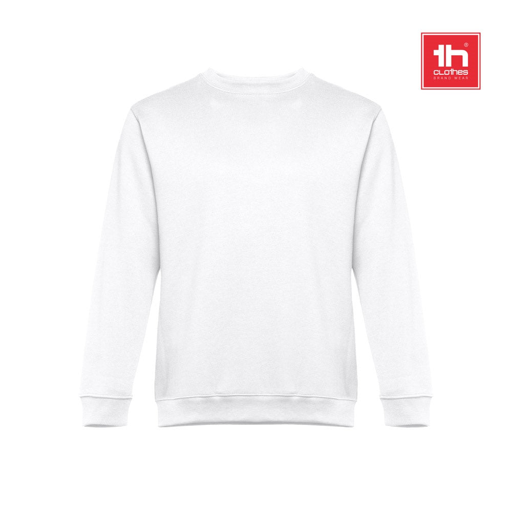 THC DELTA WH promotional sweatshirt (complete set view) with custom logo branding