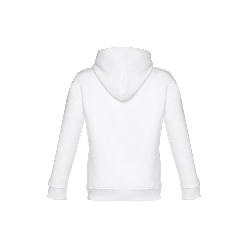 THC PHOENIX KIDS WH promotional kids' garment in white (detail view) with custom logo branding