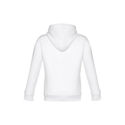 THC PHOENIX KIDS WH promotional kids' garment in white (detail view) with custom logo branding